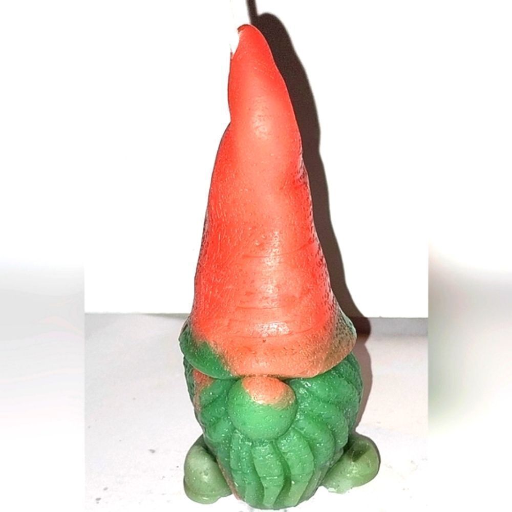 Hand crafted limited edition gnome holiday candle